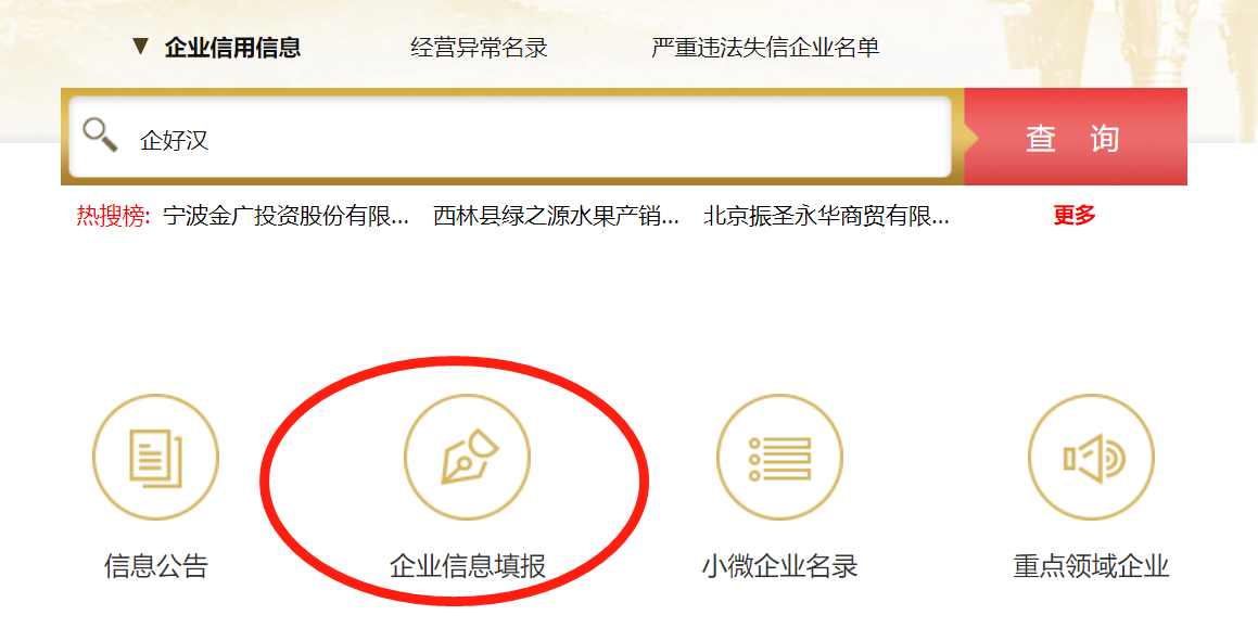 三門峽企業(yè)年報流程